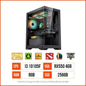 TTC25 Gaming – i3 10105F | Ram 8GB | SSD 256G | RX550 4G