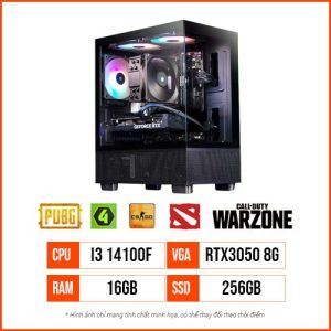 TTC53 Gaming – i3 14100F | Ram 16GB | SSD 256G | RTX3050 8G