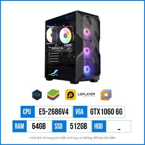 Cấu Hình Giả Lập GL10 – Xeon E5 2686V4 | 64G | SSD 512GB | GTX1060 6GB