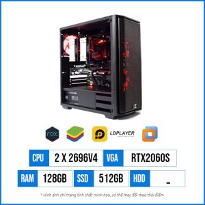 Cấu Hình Giả Lập GL11 – Dual Xeon E5 2696V4 | 128G | SSD 512GB | RTX2060S 8GB