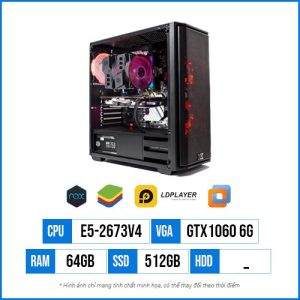 Cấu Hình Giả Lập GL16 – Xeon E5 2673V4 | 64G | SSD 512GB | GTX1060 6GB