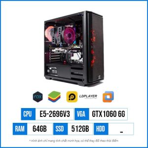 Cấu Hình Giả Lập GL17 – Xeon E5 2696V3 | 64G | SSD 512GB | GTX1060 6GB