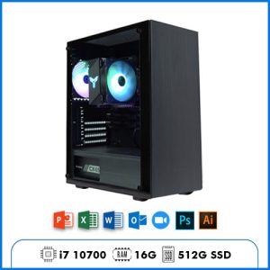 Máy Bộ Cấu Hình Cao TTC1 I7-10700 | Ram 16GB | SSD 512G