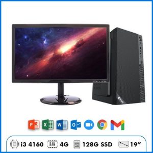 Máy Bộ Văn Phòng TTC i3 4160 | Ram 4GB | SSD 128GB | 19″
