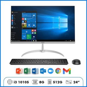 Máy Tính AOC A24738 All in One (Core i3 10105 | 8GB | SSD 512GB | 24″)