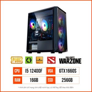 TTC38 Gaming – i5 12400F | Ram 16GB | SSD 256G | GTX1660S 6G
