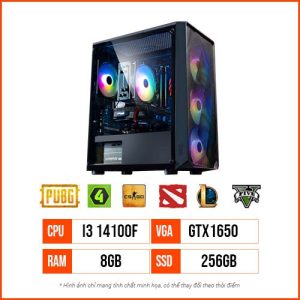TTC52 Gaming – i3 14100F | Ram 8GB | SSD 256G | GTX1650 4G