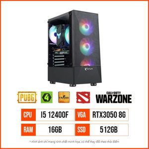 TTC56 Gaming – i5 12400F | Ram 16GB | SSD 512G | RTX3050 8G