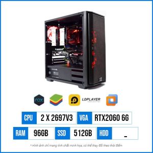 Cấu Hình Giả Lập GL32 – Dual Xeon E5 2697V3 | 96G | SSD 512GB | RTX2060 6GB