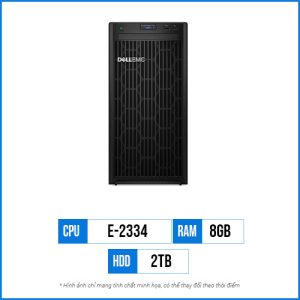 Máy chủ Sever Dell PowerEdge T150 – Xeon E-2324G/8GB/2TB