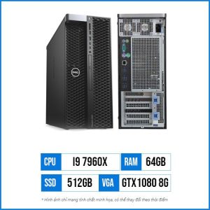 Dell Precision Tower T5820 – Core i9 7960X | 64G | 512GB SSD | GTX1080 8GB