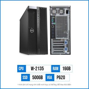 Dell Precision Tower T5820 – Xeon W-2135 | 16G | 500GB SSD | P620 2GB