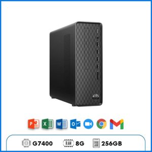 Máy Bộ HP Slim S01 (Pentium Gold G7400 | 8GB | 256 GB | Win 11)