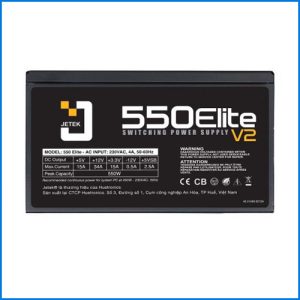 Nguồn máy tính Jetek Model 550W Elite (36T)