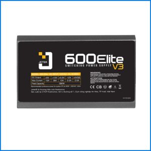 Nguồn máy tính Jetek Model 600W Elite (36T)