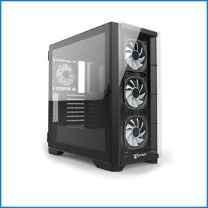 Vỏ Case Jetek Z6 (E-ATX Tower/Màu Đen) – 4 FAN (12T)