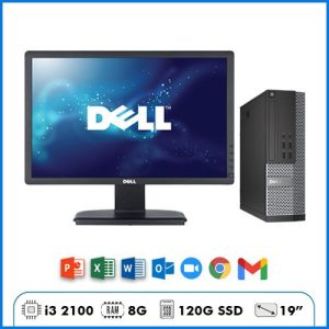 Máy Bộ Dell OptiPlex 3010SFF – Core i3 2100 | Ram 8G | SSD 120GB | 19″