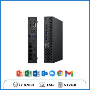 Máy Bộ Dell OptiPlex 3060 Micro – Core i7 8700T | 16GB | SSD 512GB