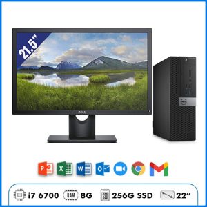 Máy Bộ Dell OptiPlex 7040SFF – i7 6700 | Ram 8G | SSD 256GB | 22″