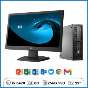 Máy Bộ HP Compaq Pro 6300F – i5 3470 | Ram 8G | SSD 256GB | 22″