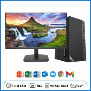 Máy Bộ Văn Phòng TTC1 – Core i3 4160 | Ram 8GB | SSD 256GB | 22″