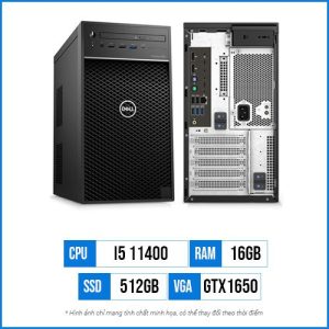 Máy trạm Dell Precision 3650 Tower – Core i5 11400 | 16G | 512GB SSD | GTX1650 4GB