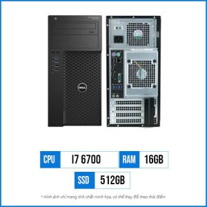 Máy trạm Dell Precision Tower T3620 – Core i7 6700 | 16G | 512GB SSD