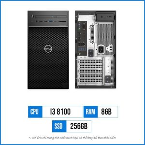 Máy trạm Dell Precision Tower T3630 – Core i3 8100 | 8G | 256GB SSD