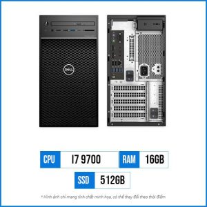 Máy trạm Dell Precision Tower T3630 – Core i7 9700 | 16G | 512GB SSD