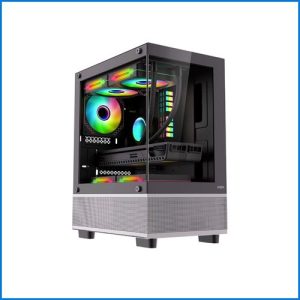 Vỏ Case MIK Aether Black | Micro ATX (12T)