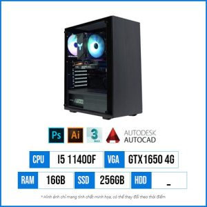 PC Designer T11 – Core i5 11400F | 16G | GTX1650 4GB | 256G SSD