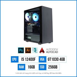 PC Designer T12 – Core i5 12400F | 16G | GT1030 4GB | 256G SSD