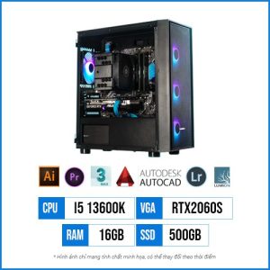 PC Designer T20 – Core i5 13600K | 16G | RTX2060S 8GB | 500G SSD