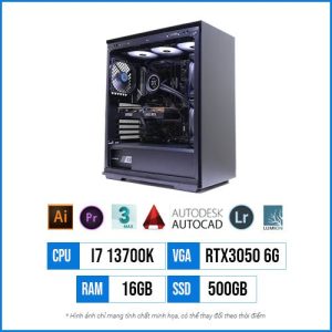 PC Designer T25 – Core i7 13700K | 16G | RTX3050 6GB | 500G SSD