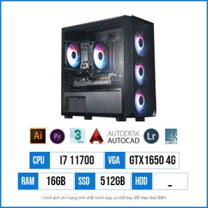 PC Designer T34 – Core i7 11700 | 16G | GTX1650 4GB | 512G SSD