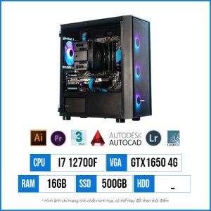 PC Designer T97 – Core i7 12700F | 16G | GTX1650 4GB | 500G SSD