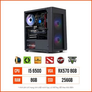 PC Gaming TX20 – i5 6500 | Ram 8G | SSD 256G | RX570 8GB