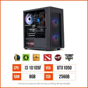PC Gaming TX26 – i3 10105F | Ram 8G | SSD 256G | GTX1050 2GB