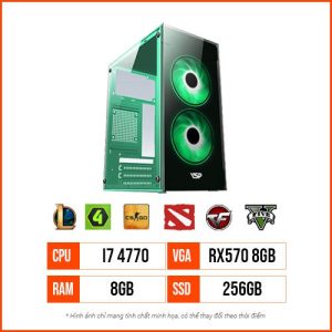 PC Gaming TX5 – i7 4770 | Ram 8G | SSD 256G | RX570 8GB