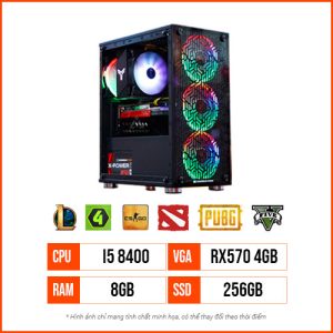 PC Gaming TX6 – i5 8400 | Ram 8G | SSD 256G | RX570 4GB