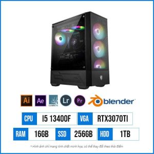 PC Workstation T48 – Core i5 13400F | 16G | RTX3070ti 8GB | 256G SSD | 1TB