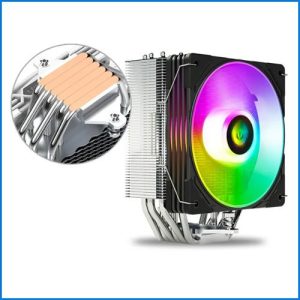Tản Nhiệt CPU Coolmoon AS-600 Black RGB – 6 ống (12T)