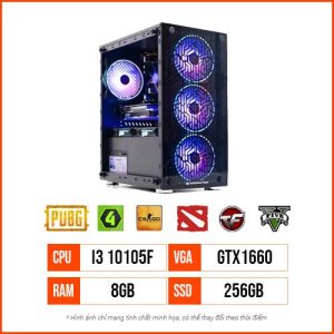 TTC04 Gaming – i3 10105F | Ram 8GB | SSD 256G | GTX1660 6G