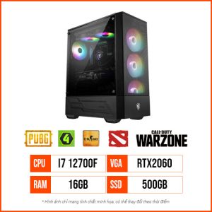 TTC12 Gaming – i7 12700F | Ram 16GB | SSD 500G | RTX2060 6G