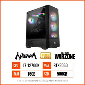 TTC22 Gaming – i7 12700K | Ram 16GB | SSD 500G | RTX3060 12G