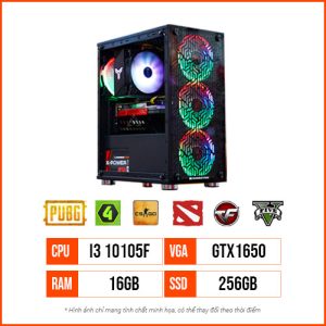 TTC26 Gaming – i3 10105F | Ram 16GB | SSD 256G | GTX1650 4G