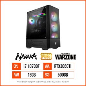 TTC39 Gaming – i7 10700F | Ram 16GB | SSD 500G | RTX3060TI 8G