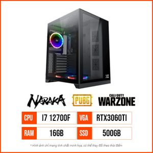 TTC40 Gaming – i7 12700F | Ram 16GB | SSD 500G | RTX3060Ti 8G