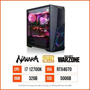 TTC42 Gaming – i7 12700K | Ram 32GB | SSD 500G | RTX4070 12G