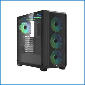 Vỏ Case Jetek Z7 (E-ATX Tower/Màu Đen) – 3 FAN (12T)